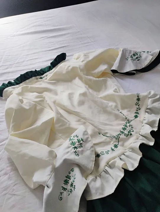 Vestido de prenda gaúcha 