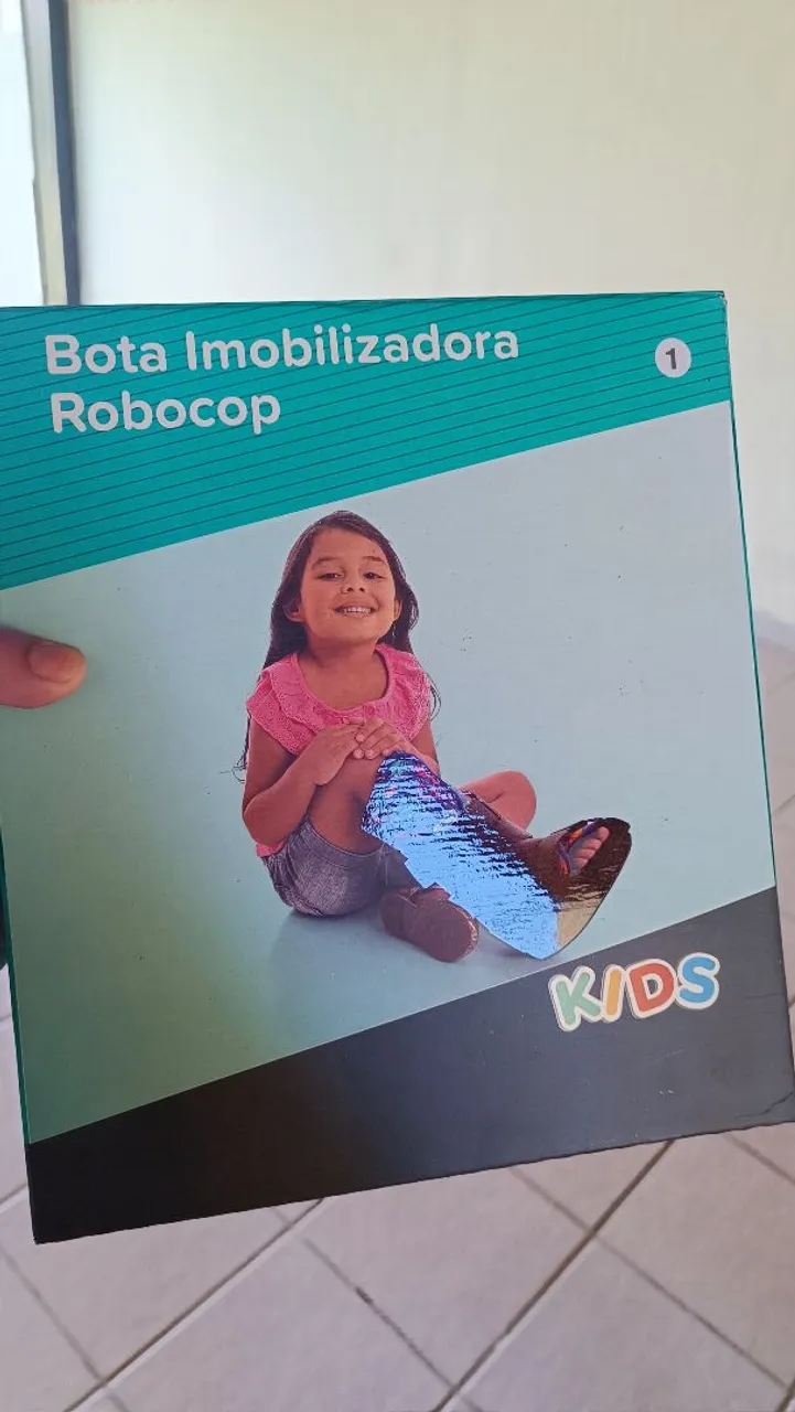 Bota Imobilizadora Robocop Kids - Tamanho 24-28