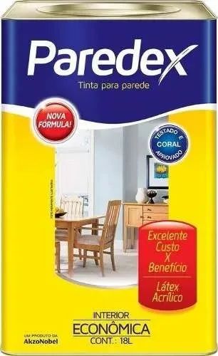 Tinta Coral Paredex de 18 Litros 