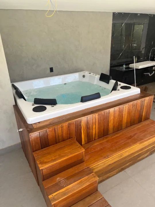 Spa de Hidromassagem de 6 lugares super completo (Jacuzzi, banheiras e ofurô ) - Foto 4