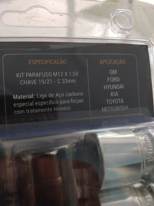 Parafusos anti-furto para linha Hyundai HB20 e demais citados acima - Foto 5