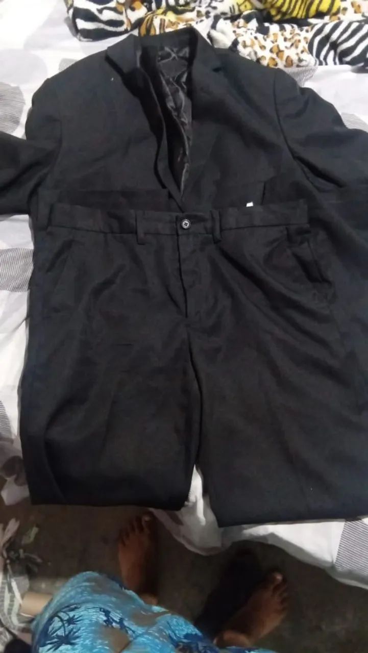 Casaco Blazer Masculino Preto - Foto 3