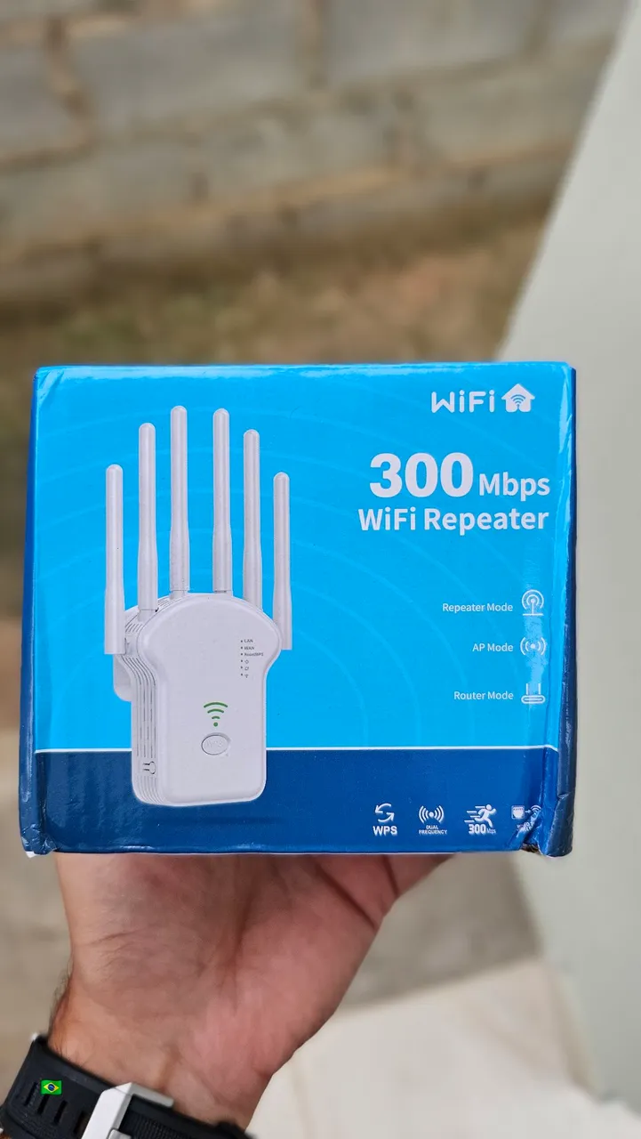 Repetidor de Sinal Wi-Fi 300 Mbps