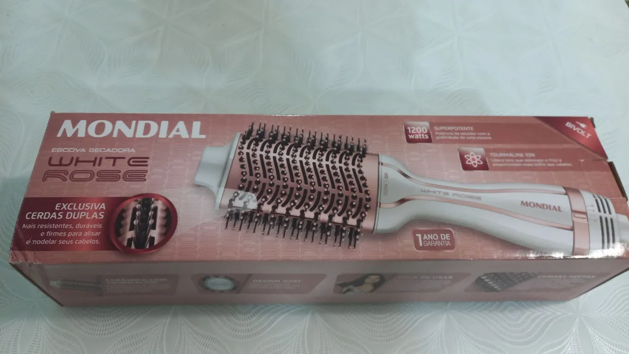 Escova Secadora Mondial White Rose 1200w