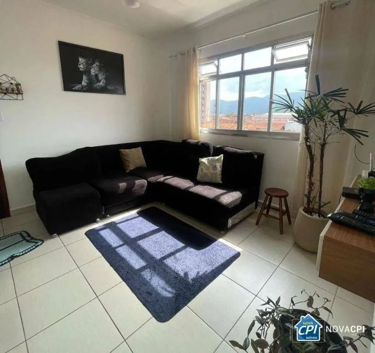 partamento Mobiliado para Locação no Caiçara com 1 Quarto e Sacada