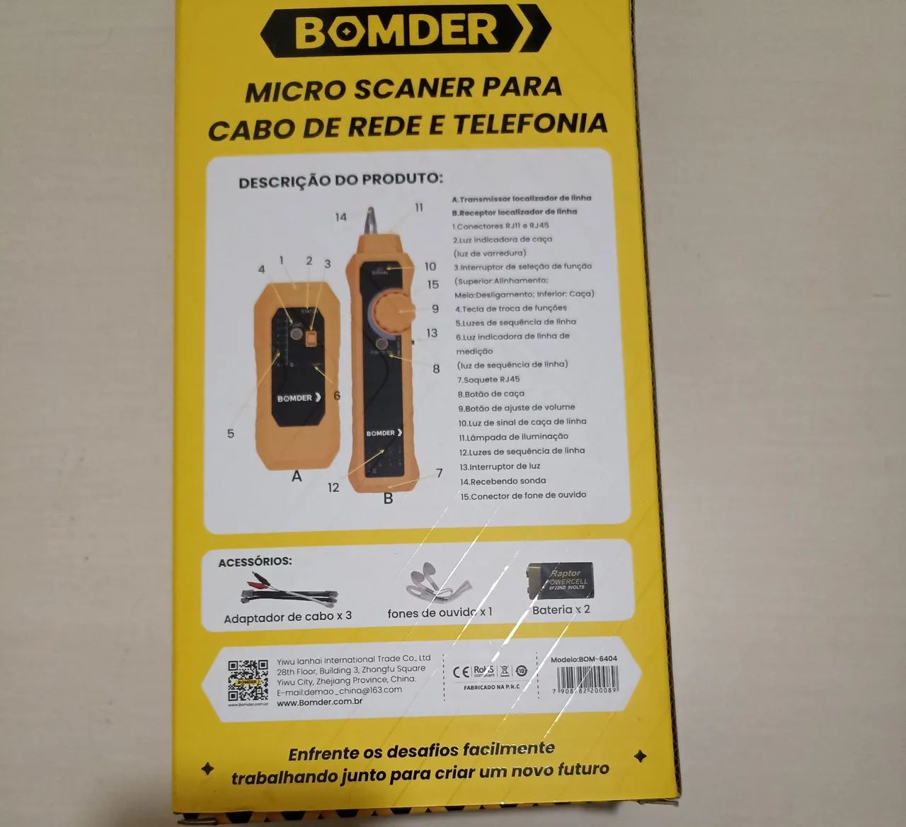 Localizador de Cabos de Rede + Multímetro 64374416362114121