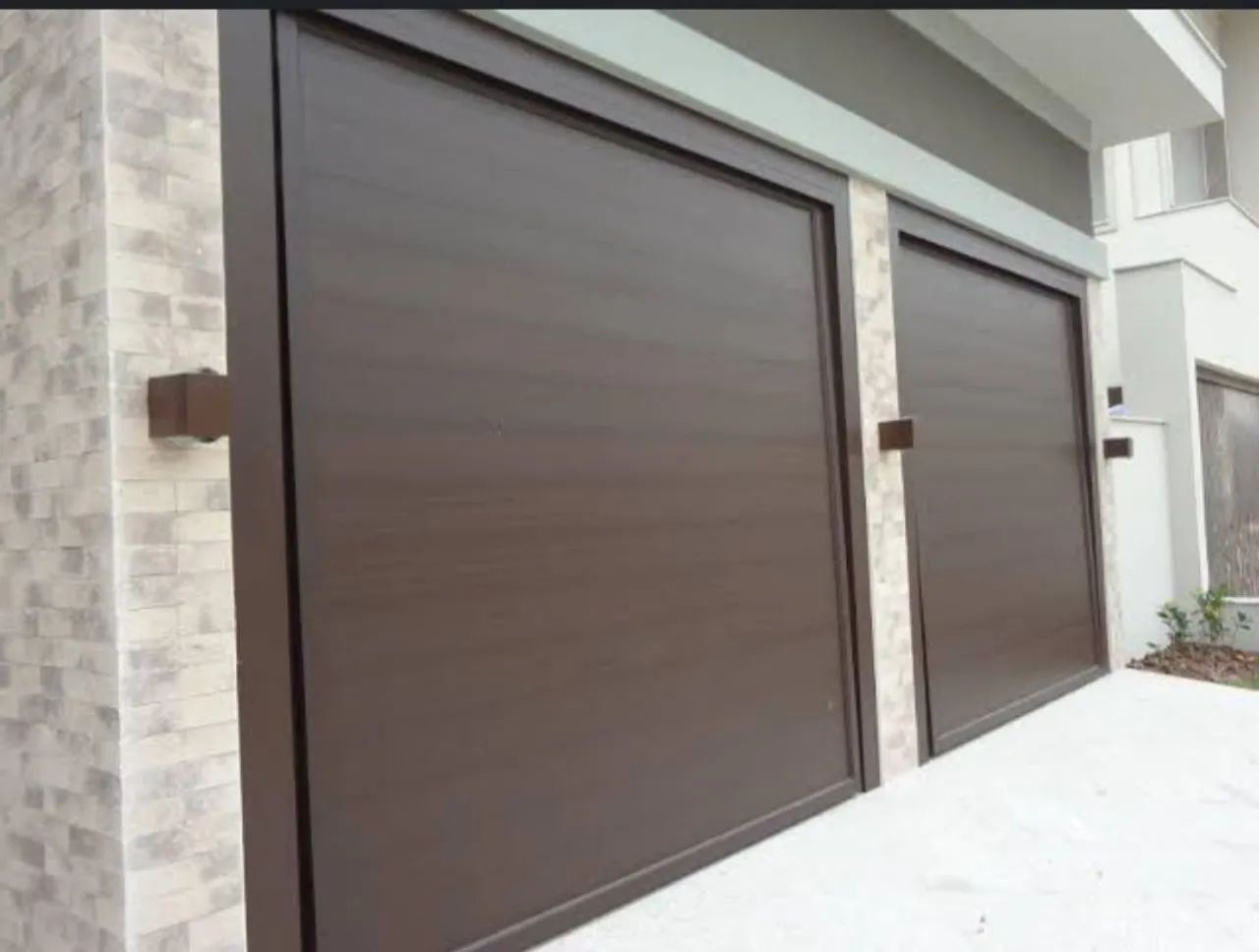 Porta de garagem basculante em alumínio( fabricação) - Foto 5