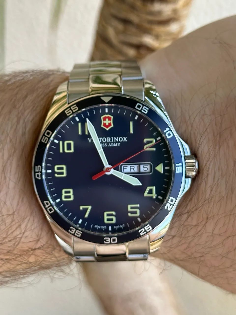 Relógio Victorinox Fieldforce azul  - Foto 3
