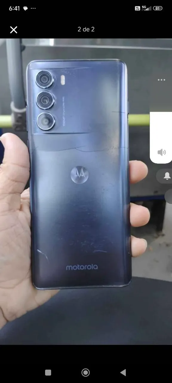 Moto g200 funcionando perfeitamente 10gb ram 256gb Snapdragon 888+ ótimo aparelho