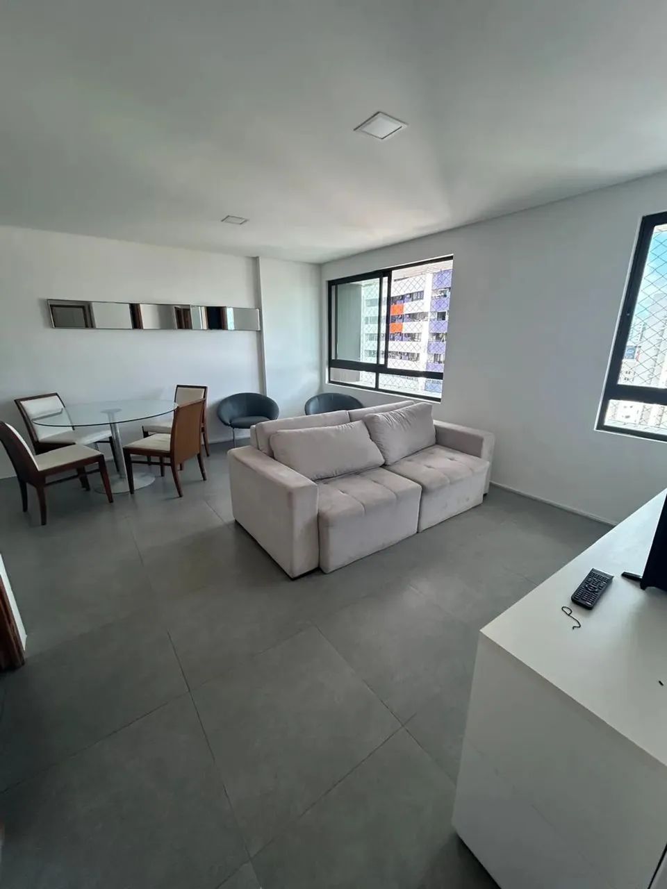 Em Setubal, Mobiliado, 58m² 2 quartos sendo 1 suíte, Vista Livre, ventilado, 200m da Praia - Foto 5