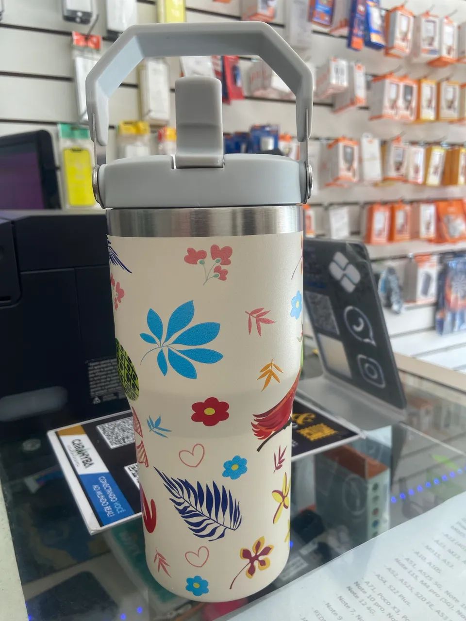 Copo Térmico Aço Inox Fauna 600ml - Foto 6