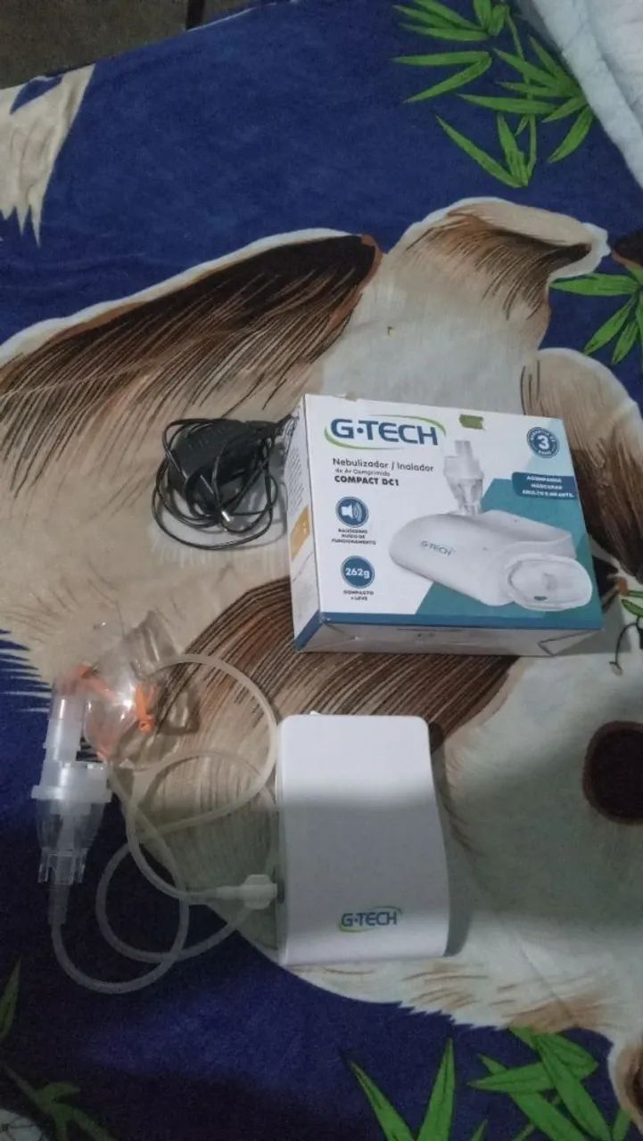Nebulizador e Inalador G-Tech DC1 - Foto 4
