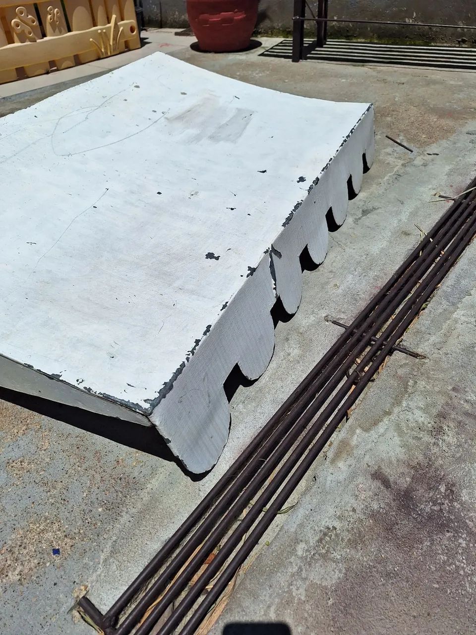 Galvanized Awning