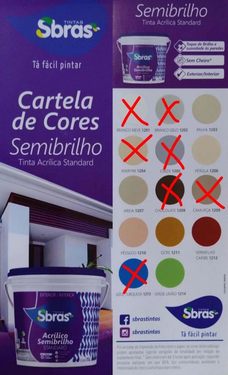 Tinta semibrilho balde 15 litros sbras - Foto 2