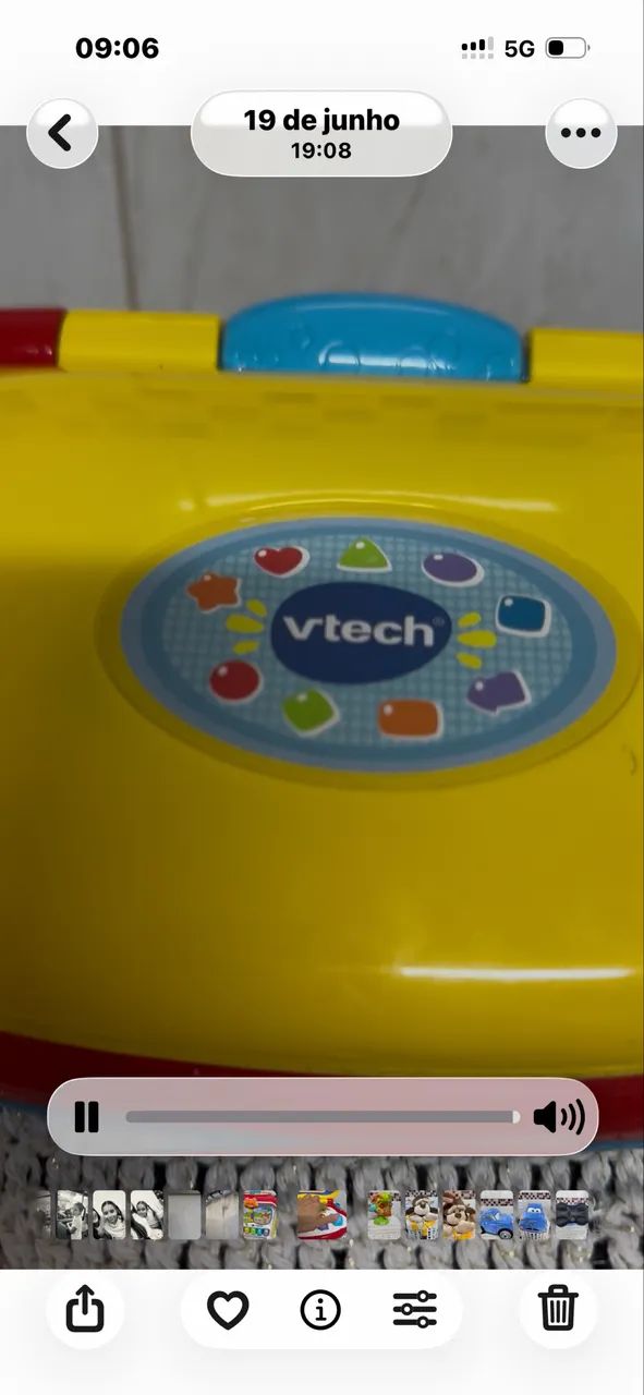 Notebook Vtech brilliant baby com várias músicas e luzes  - Foto 3