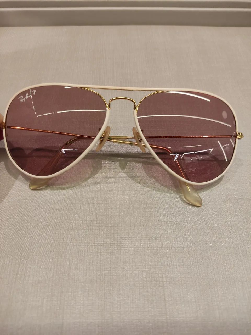 Óculos de Sol Ray-Ban Aviator Branco