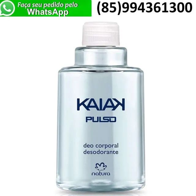 Refil Perfume Deo Corporal Kaiak Pulso Masculino Natura 100ml