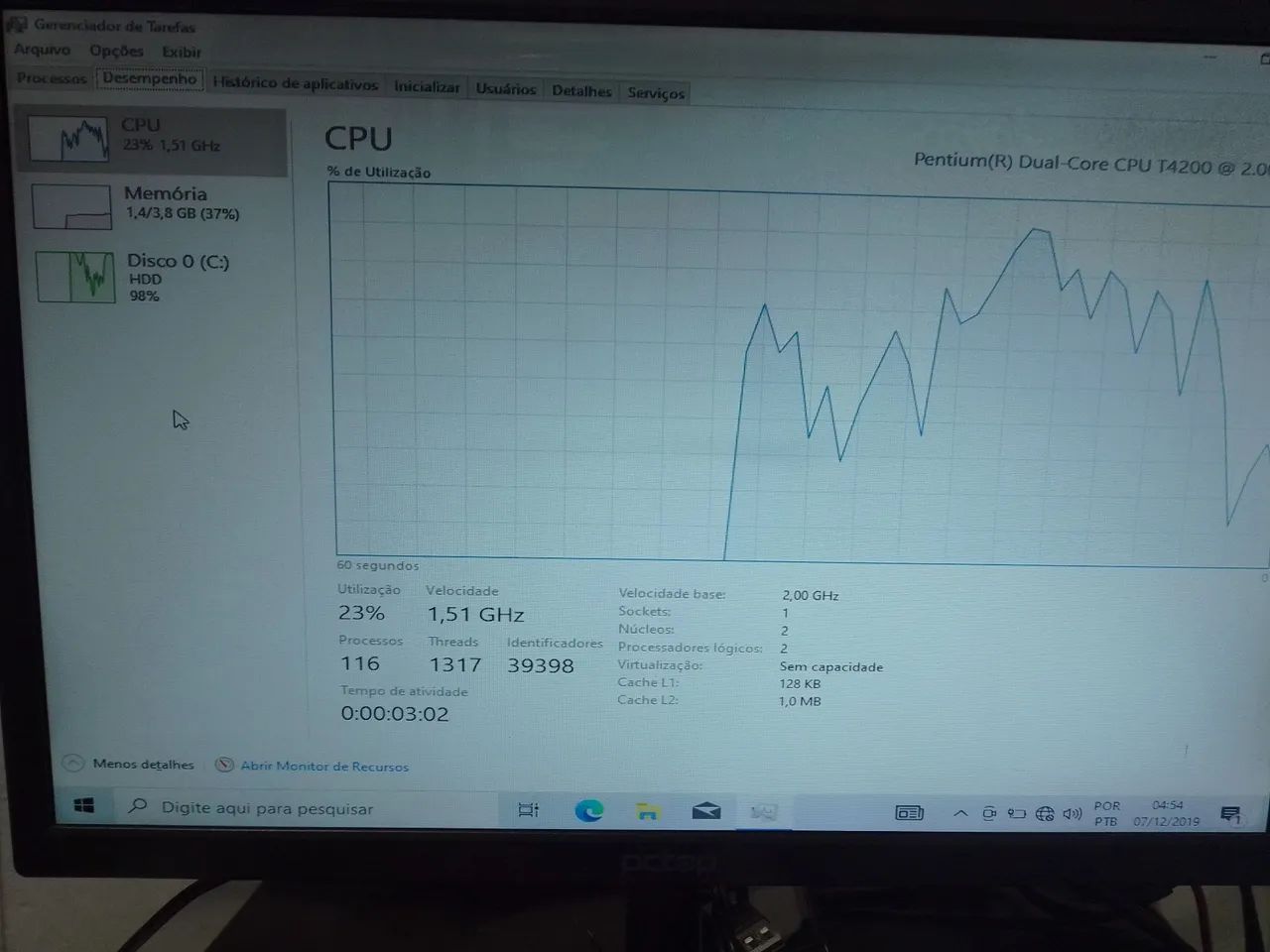Notebook Toshiba com Carregador - Foto 4