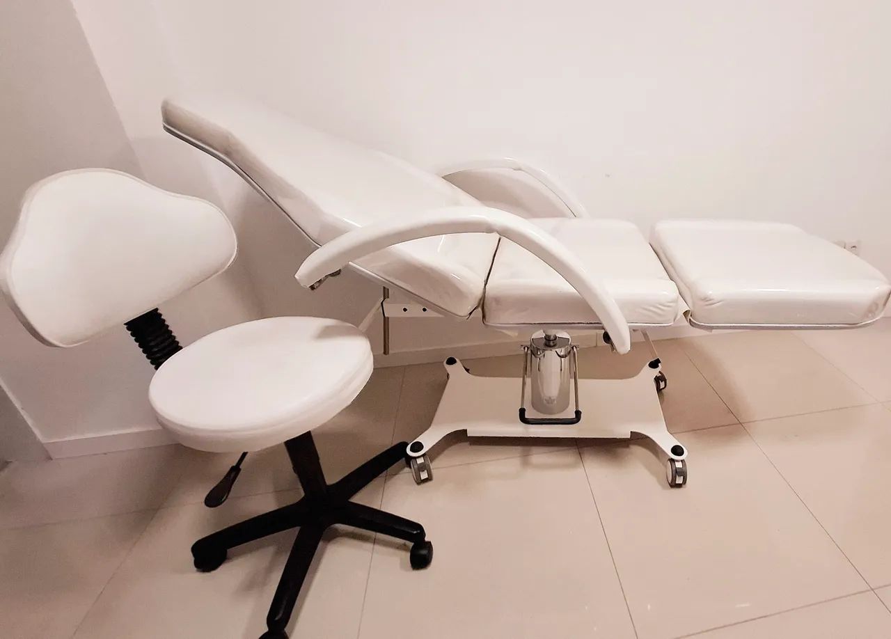 Maca hidráulica couro náutico da Pontual Estética 