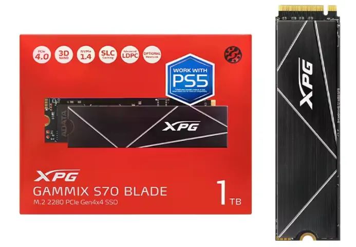 Ssd 2280 Gammix S70 Blade 1 Tb - Adata Xpg - Lacrado - Para PS5 ou computador