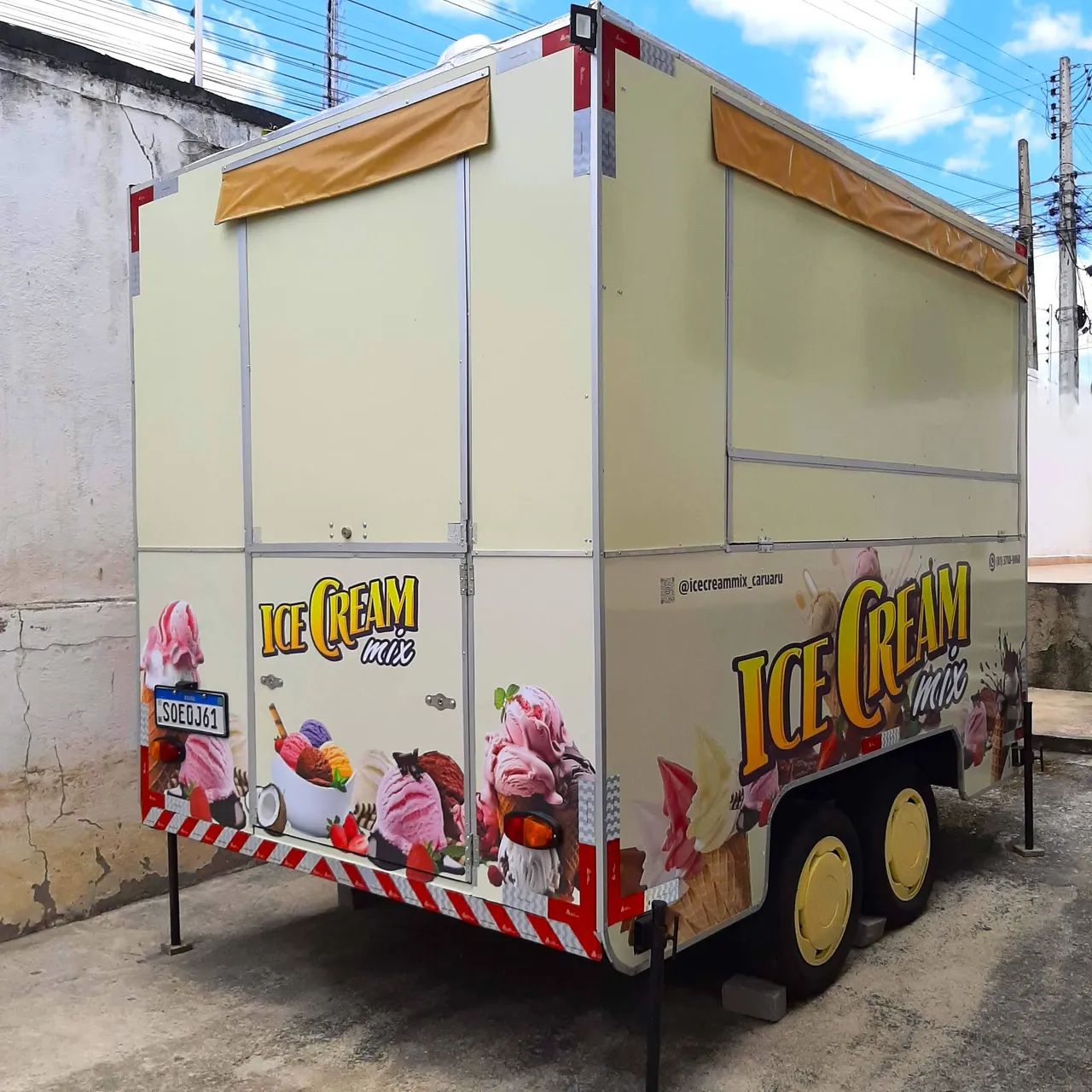 Trailer Sorveteria Completa - Ano 2024 - Food Truck - Foto 2
