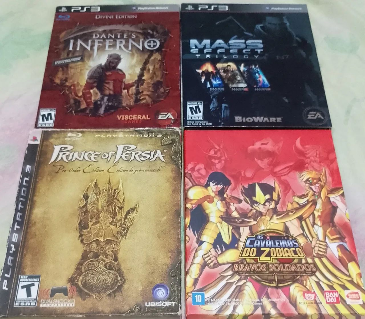 Jogos PS3 2 edições especiais 250,00
