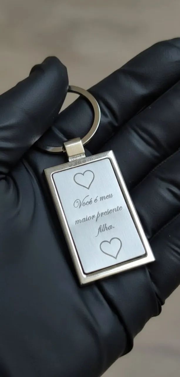 Chaveiro personalizado com foto e mensagem - Foto 3