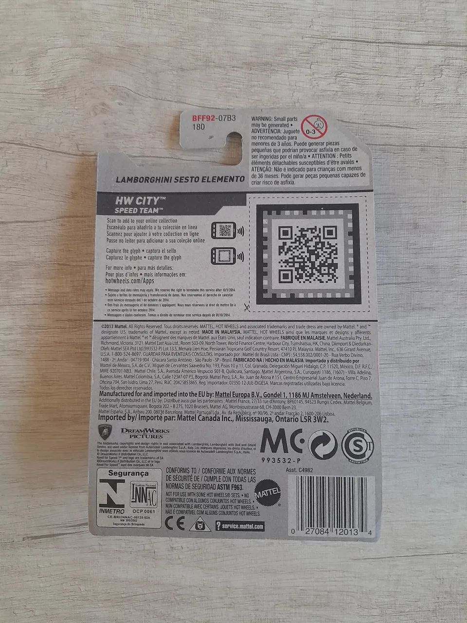 Hot Wheels Lamborghini Sesto Elemento need for speed 2014 - Foto 4