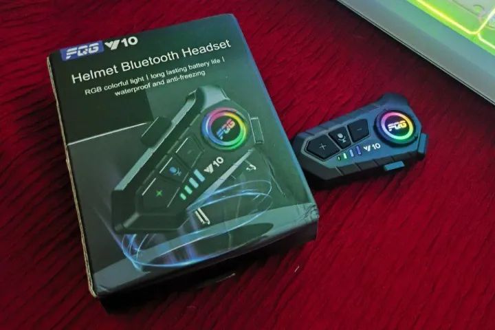 Intercomunicador Y10 Bluetooth - Comunicação Clara entre Pilotos, até 1000m de Alcance