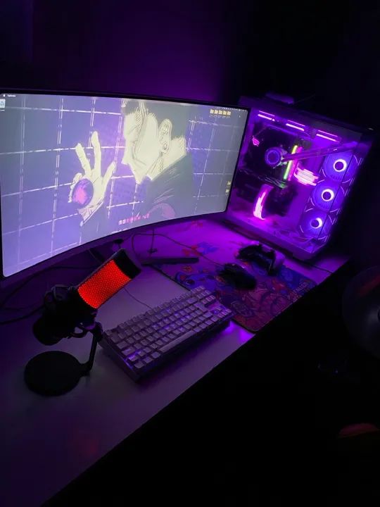 CPU Gamer Branco Completo com RGB - Foto 4