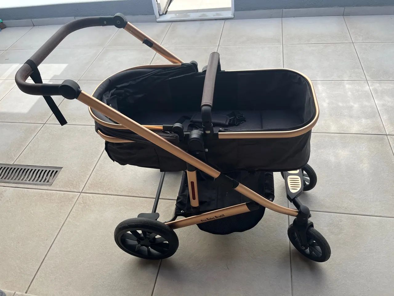 Carrinho de Bebê com bebê conforto pro baby Brasil  - Foto 6