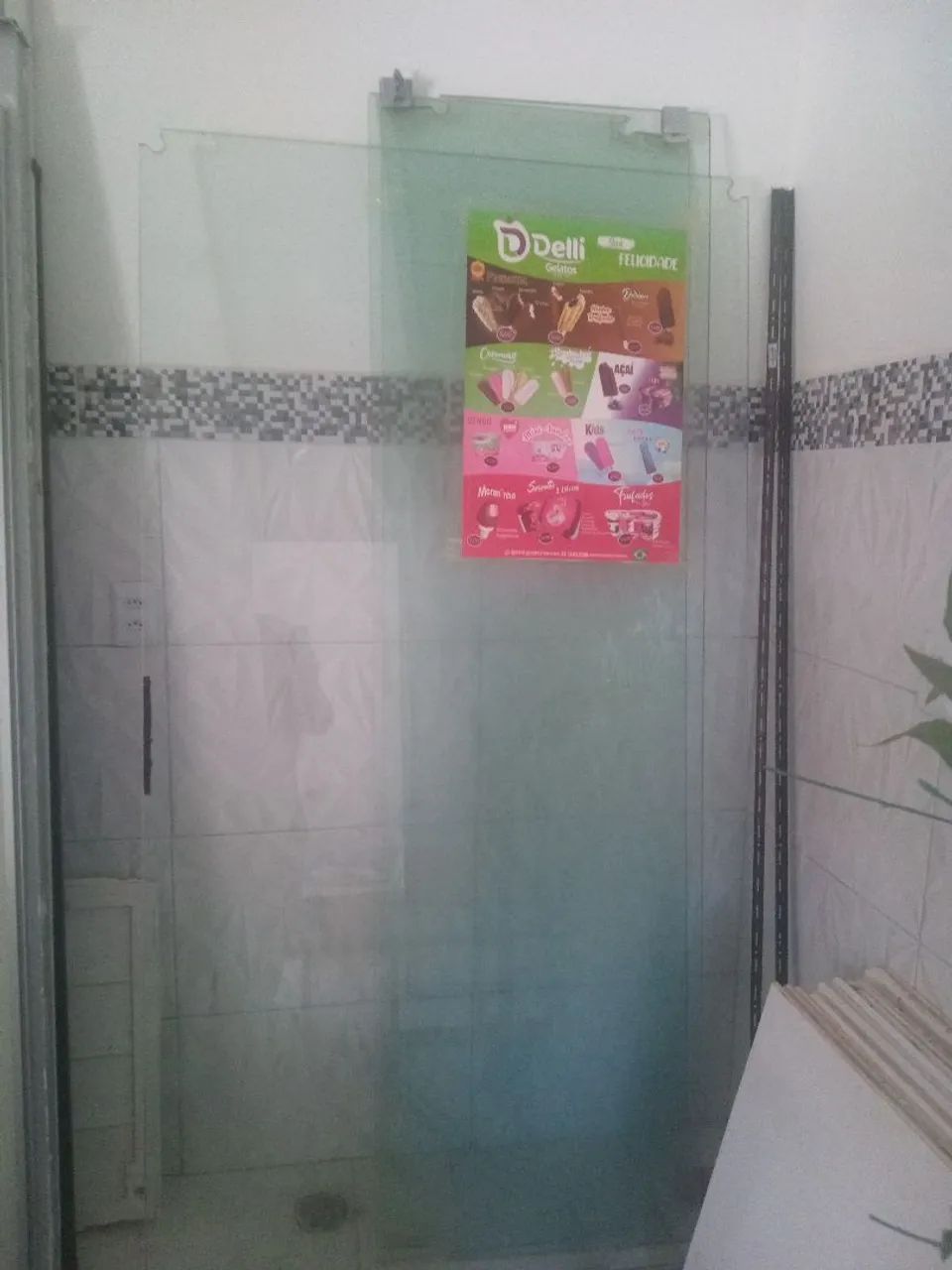 Porta de vidro temperad