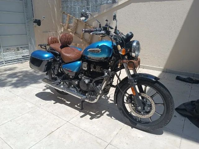ROYAL ENFIELD METEOR 350 SUPERNOVA BLUE - Foto 3