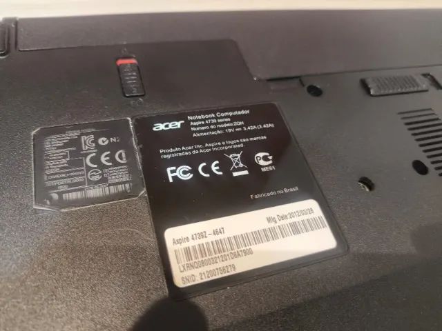 Notebook Acer Aspire 4739Z Para Conserto ou Retirada de Peças - Foto 6