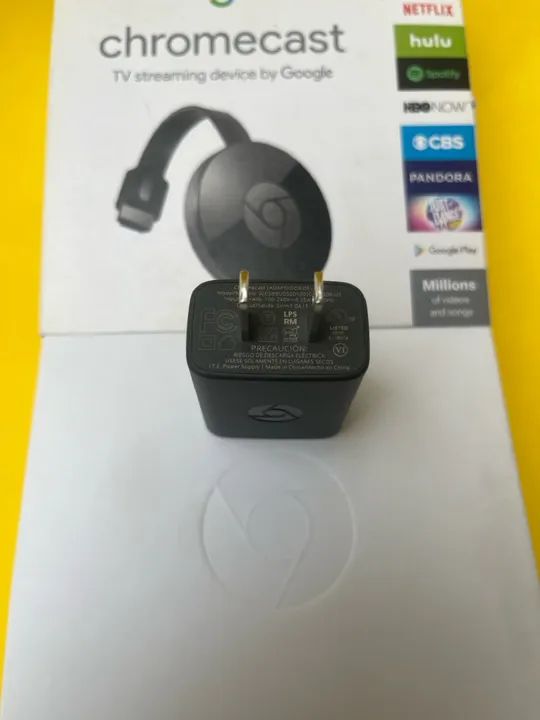 Caixa do Google Chromecast + caixinha carregador  - Foto 4