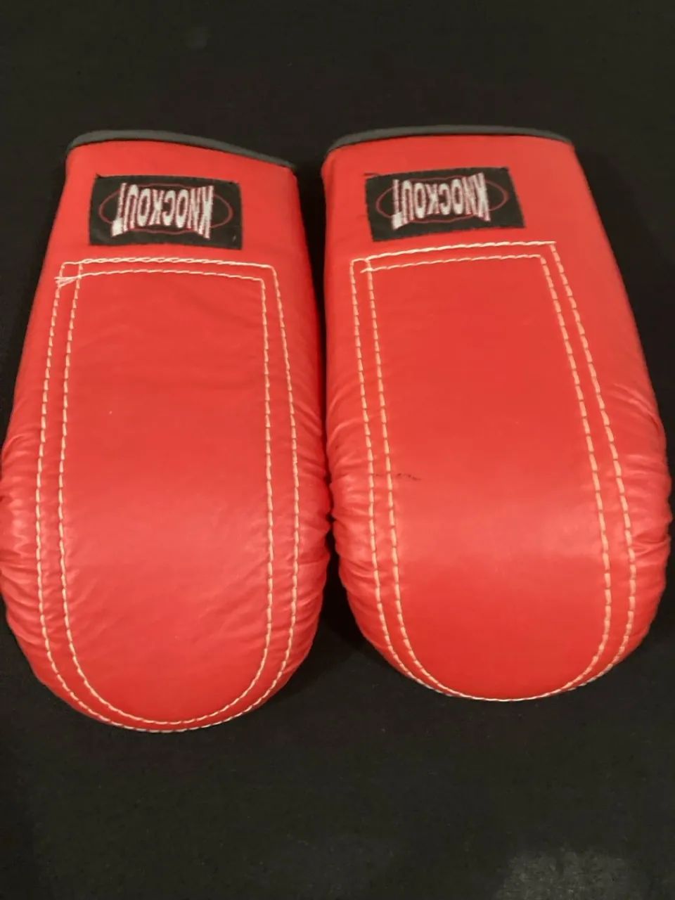 Manoplas de Boxe Knockout - Vermelhas - Foto 4