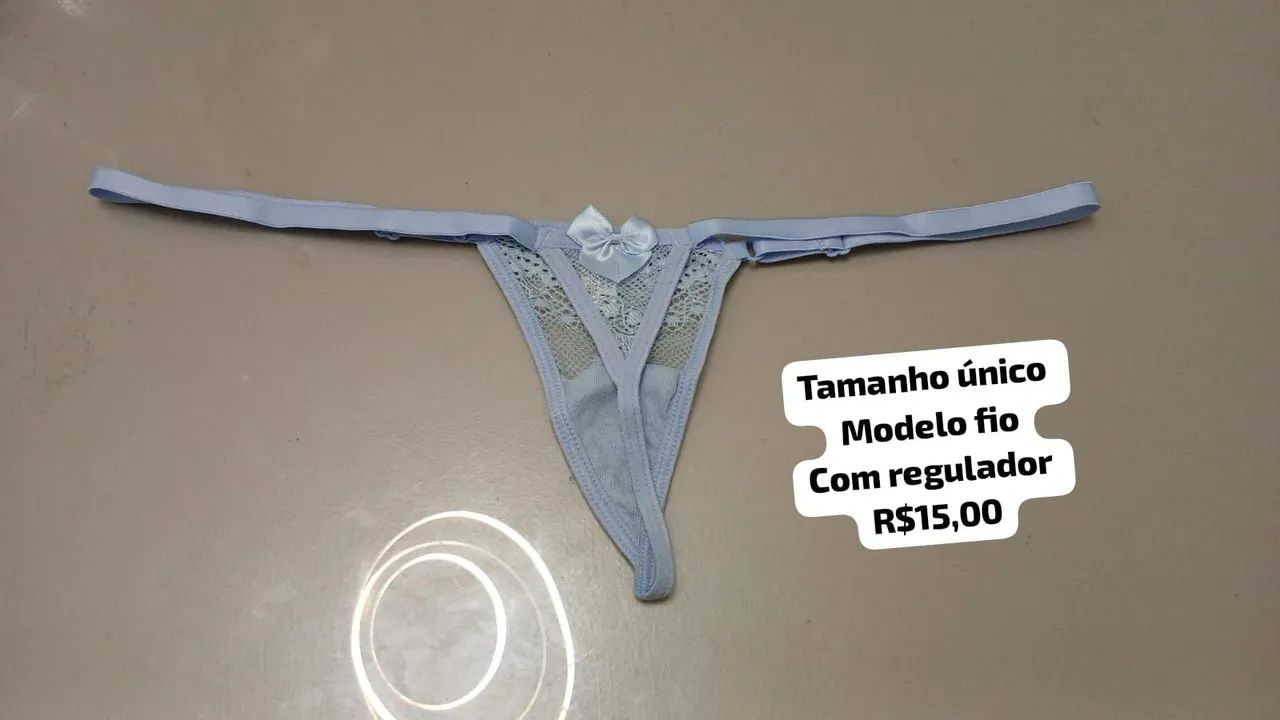 Calcinha fio com pingente  - Foto 5