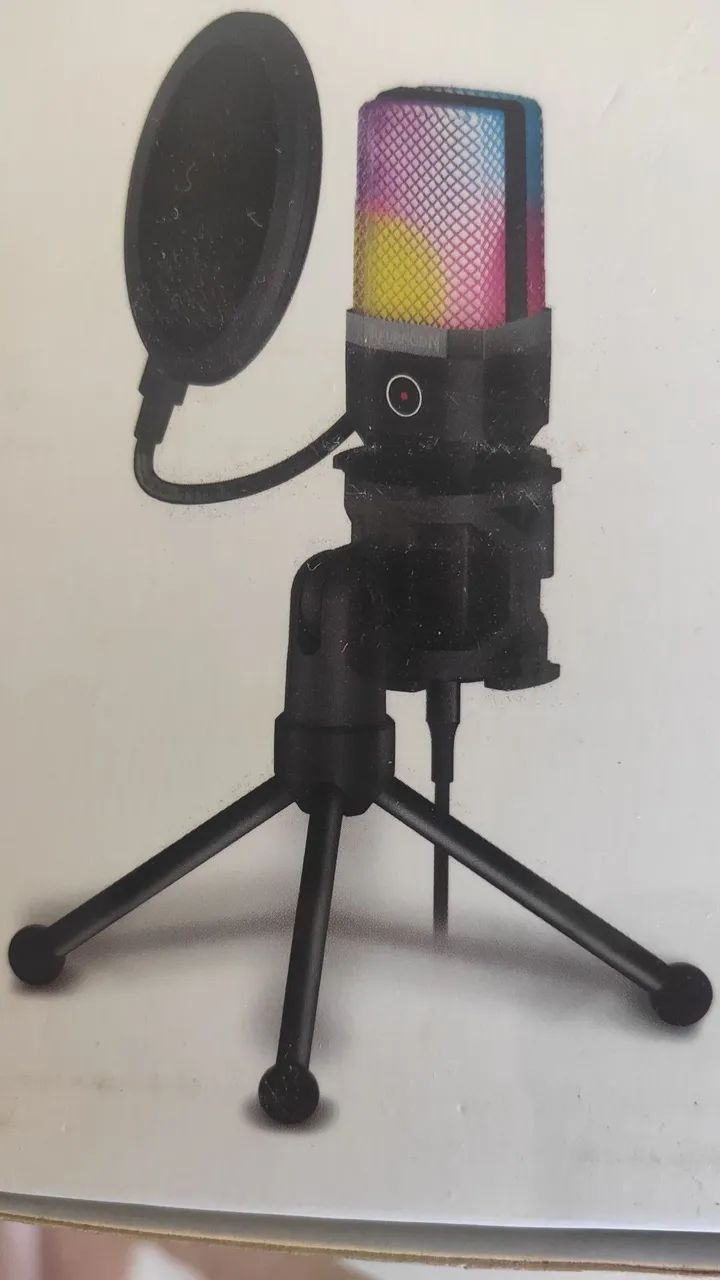 Microfone live streaming gamer ADNE REDRAGON