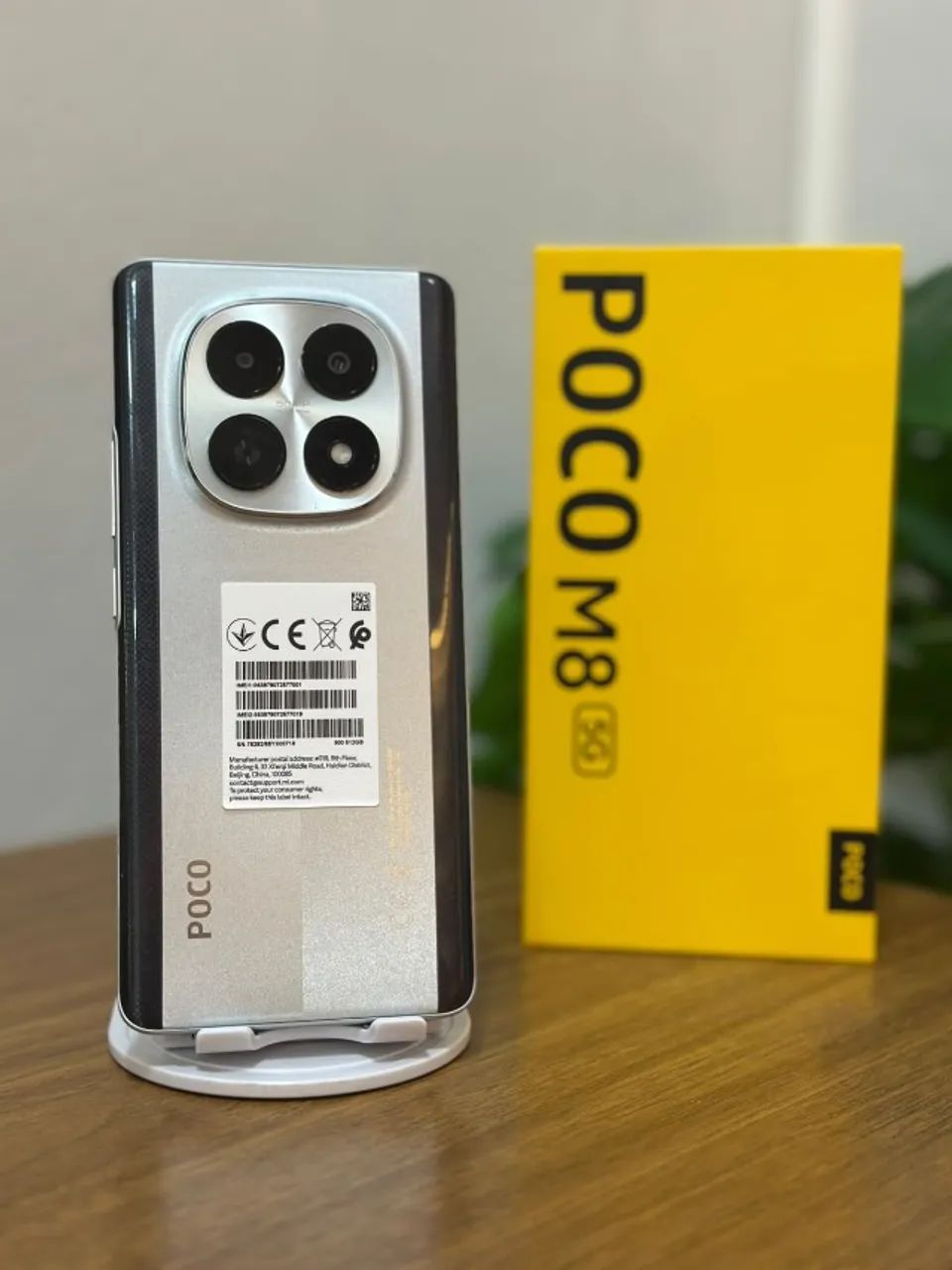 Poco M8 5G 8ram 512gb Cinza, seminovo