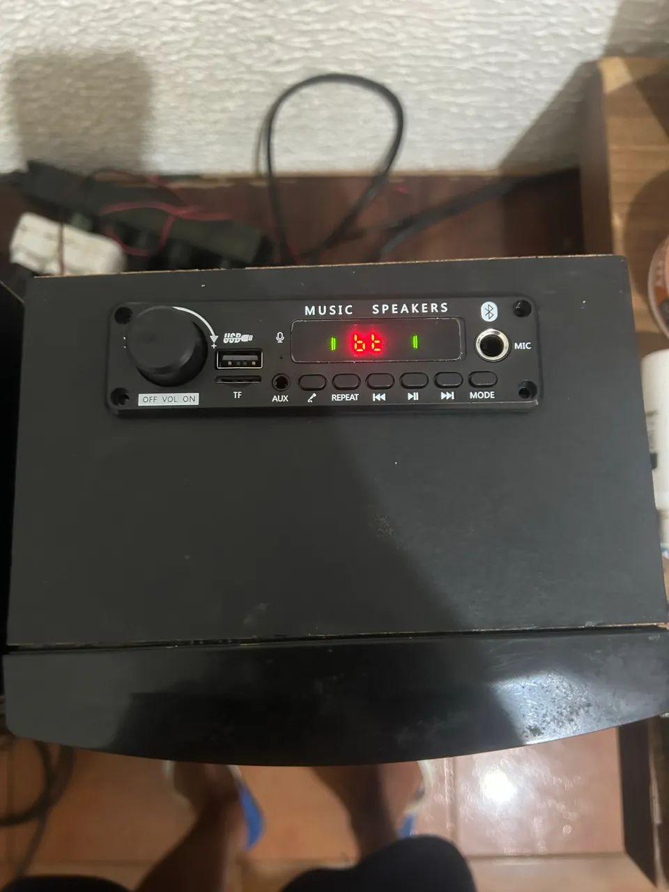 Som Bluetooth 200w / FM ( pega microfone ) - Foto 2