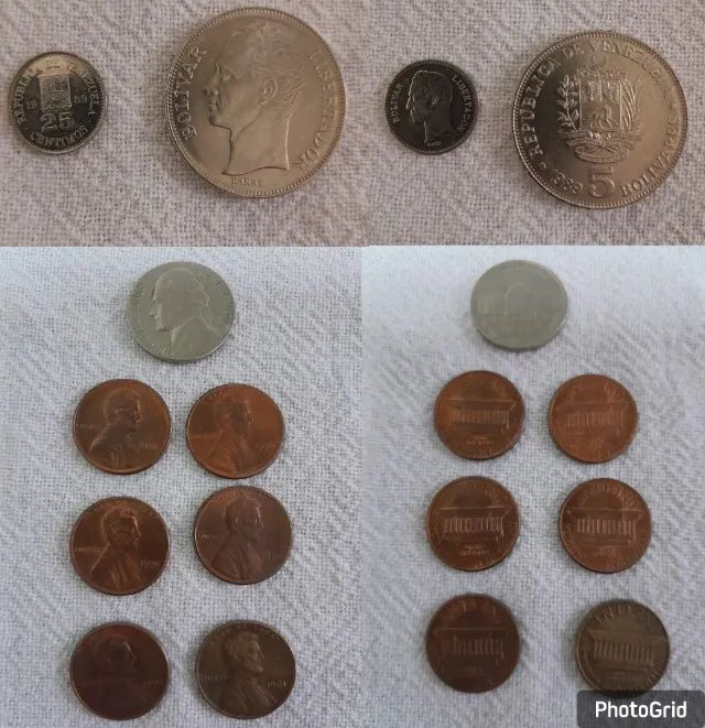 Lote com +70 moedas antigas Brasil e internacionais - coleção - Foto 5