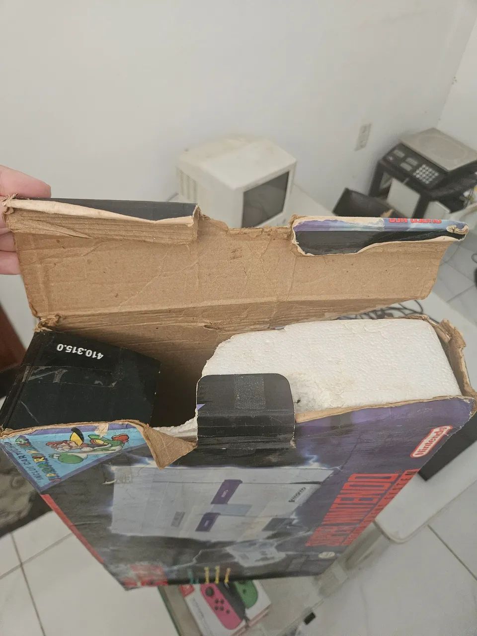 Caixa + isopor super Nintendo snes - Foto 2