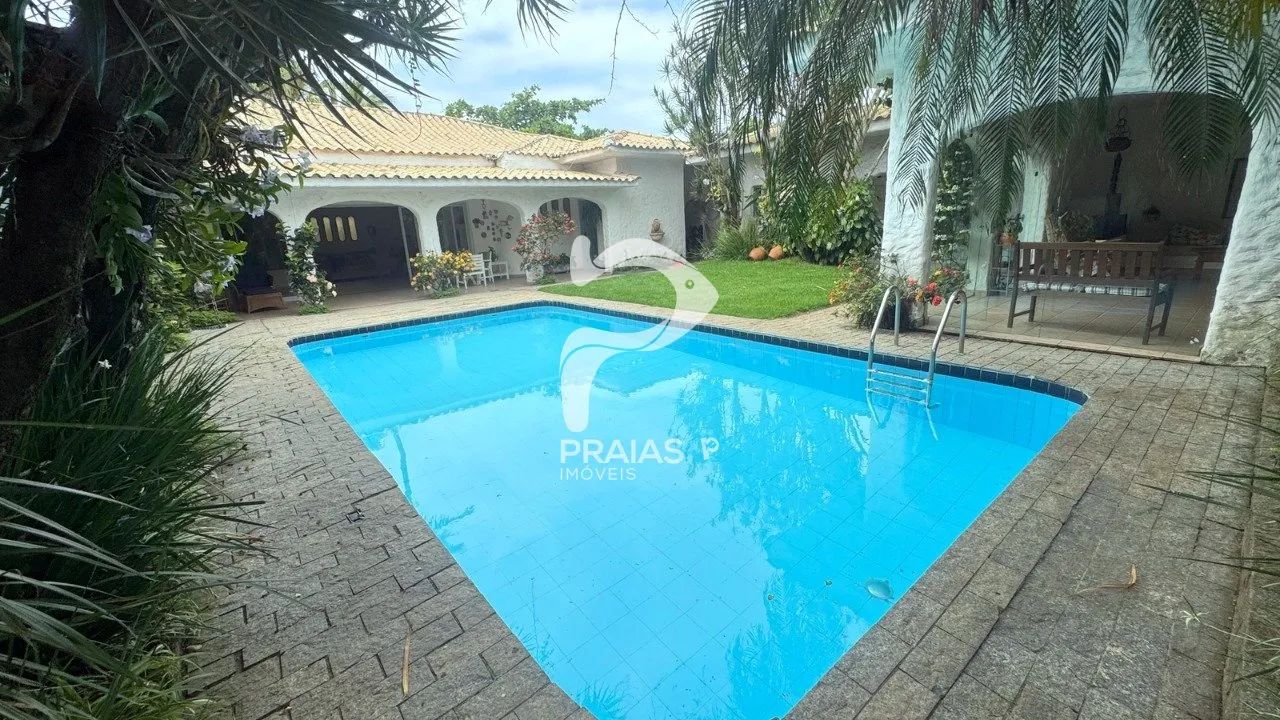 Casa térrea com piscina, 5 dormitórios, Enseada, Guarujá - Foto 2