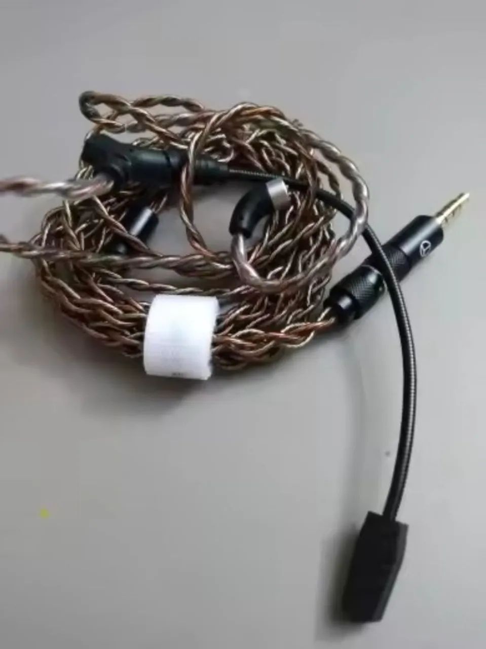 Cabo de fone intra auricular com microfone