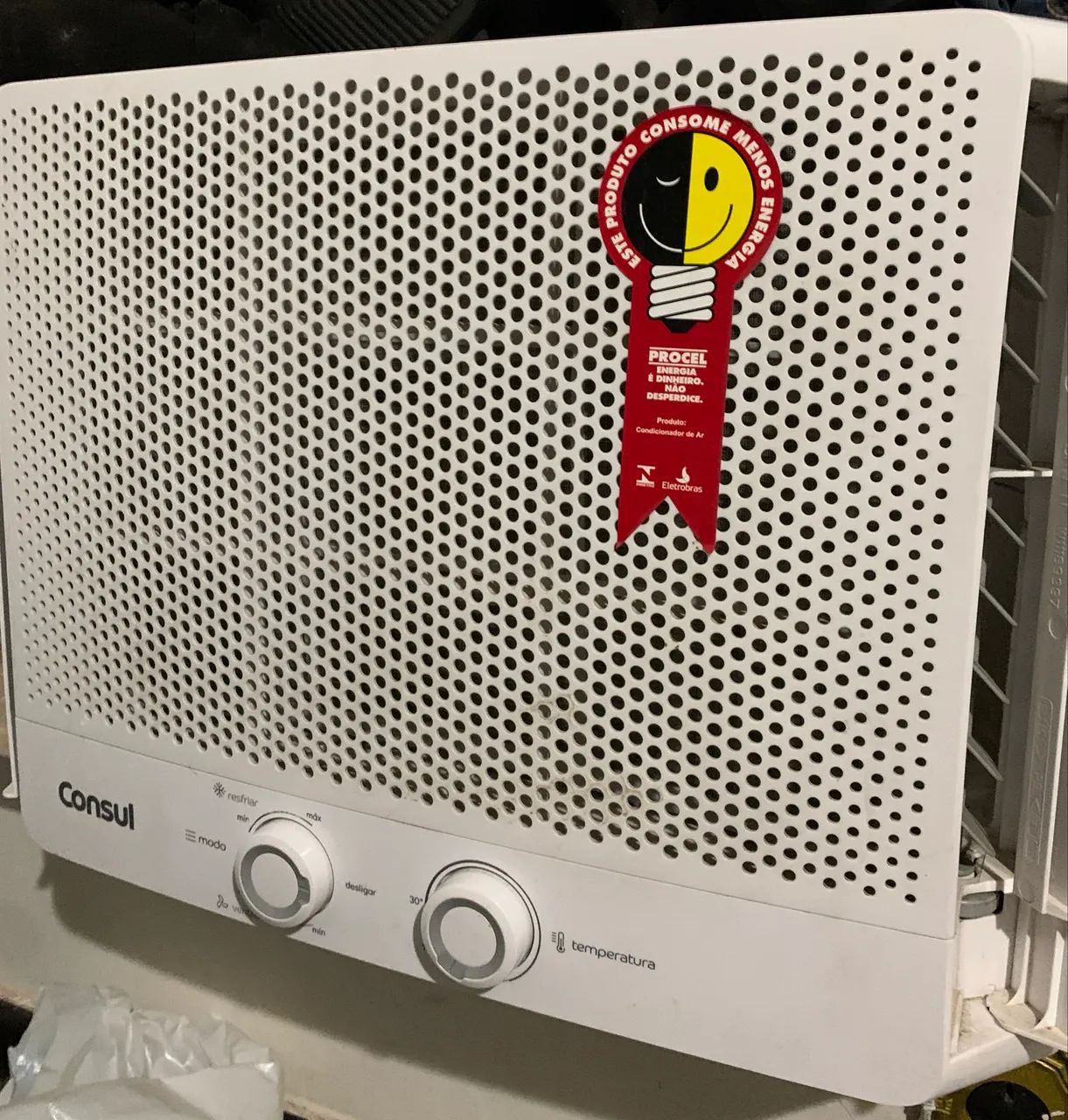 Ar condicionado janela Consul 7.500 BTUs Frio Mecânico Branco127V  - Foto 4