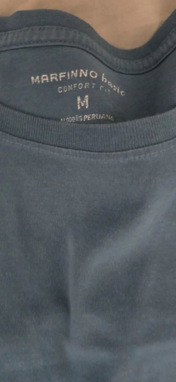 Camiseta marfino azul - Foto 3