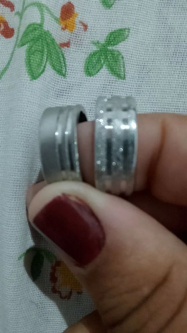 Aliança de namoro em Aço inox  - Foto 4