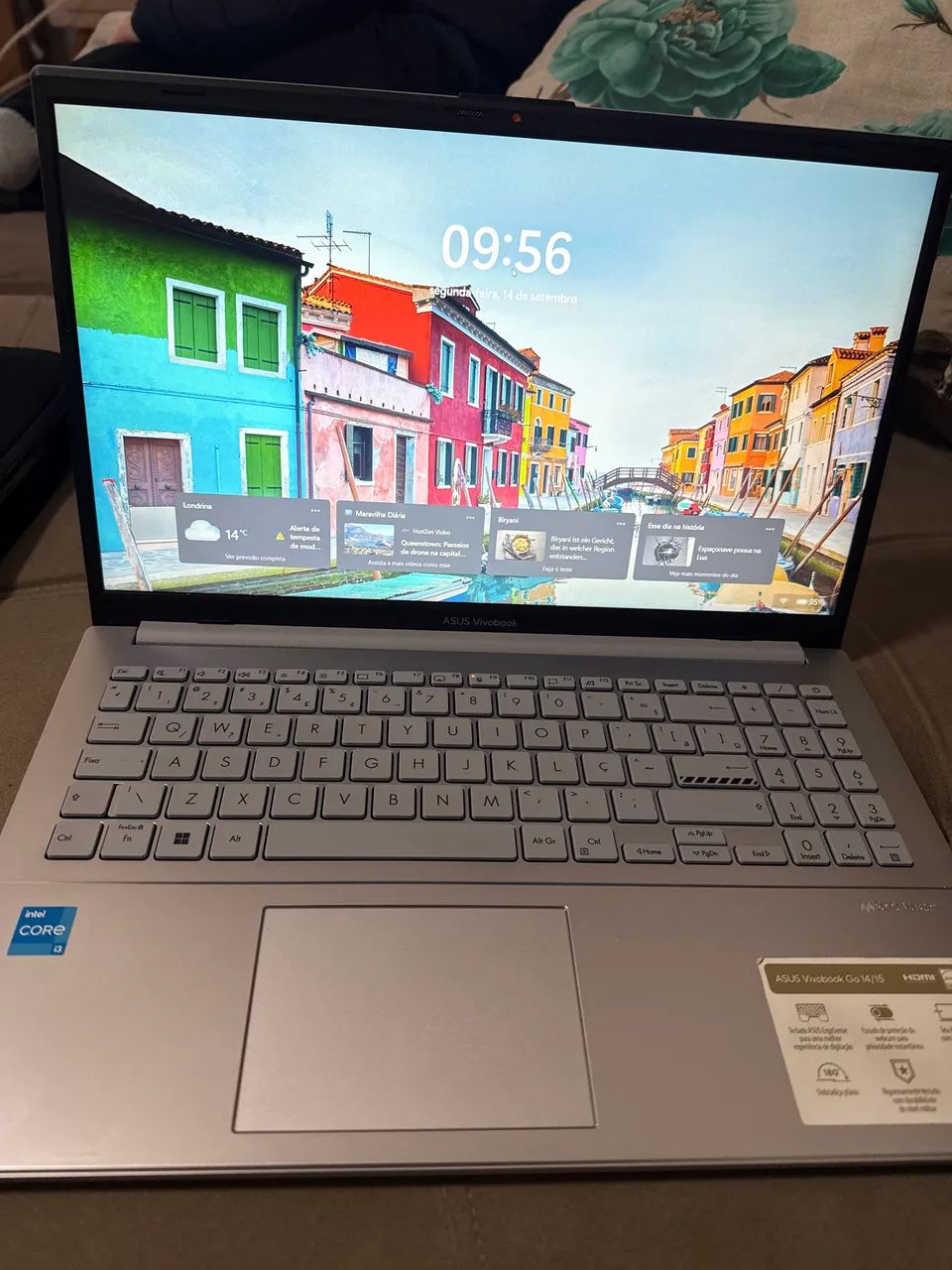 Notebook ASUS Vivobook Go 15 - Intel Core i3 13ª Gen / SSD 256GB / Perfeito Estado - Foto 2
