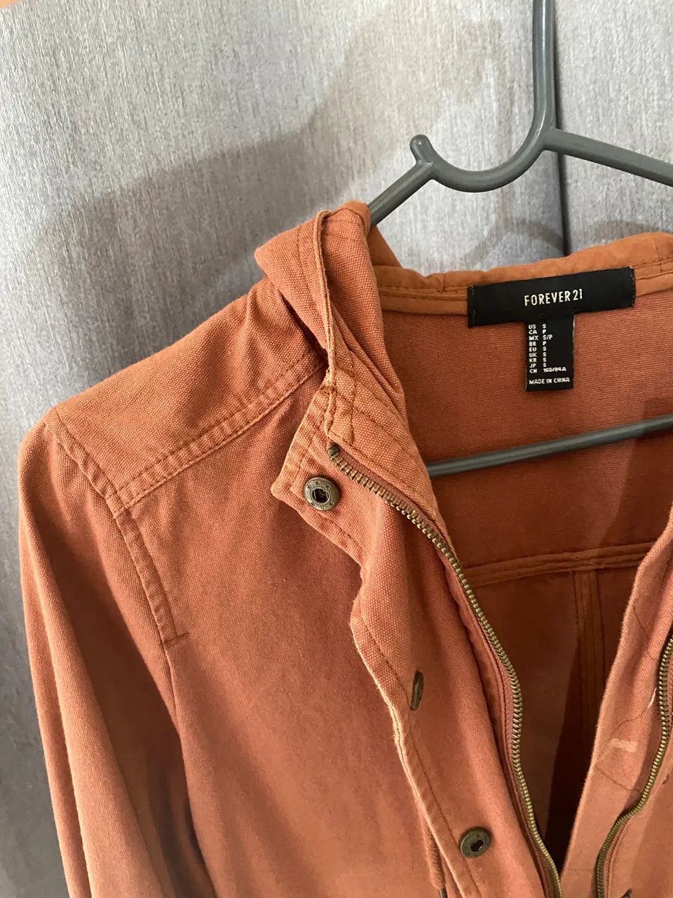 Casaco parka feminino marrom  - Foto 3