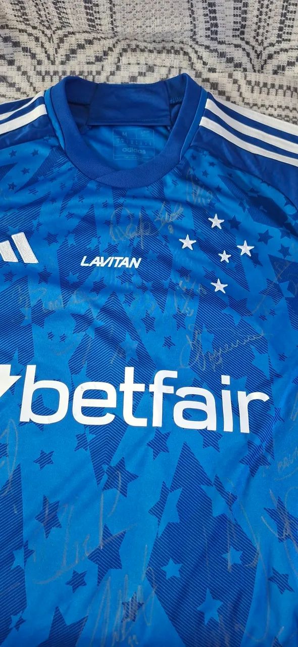 CAMISA DO CRUZEIRO AUTOGRAFADA - Foto 2